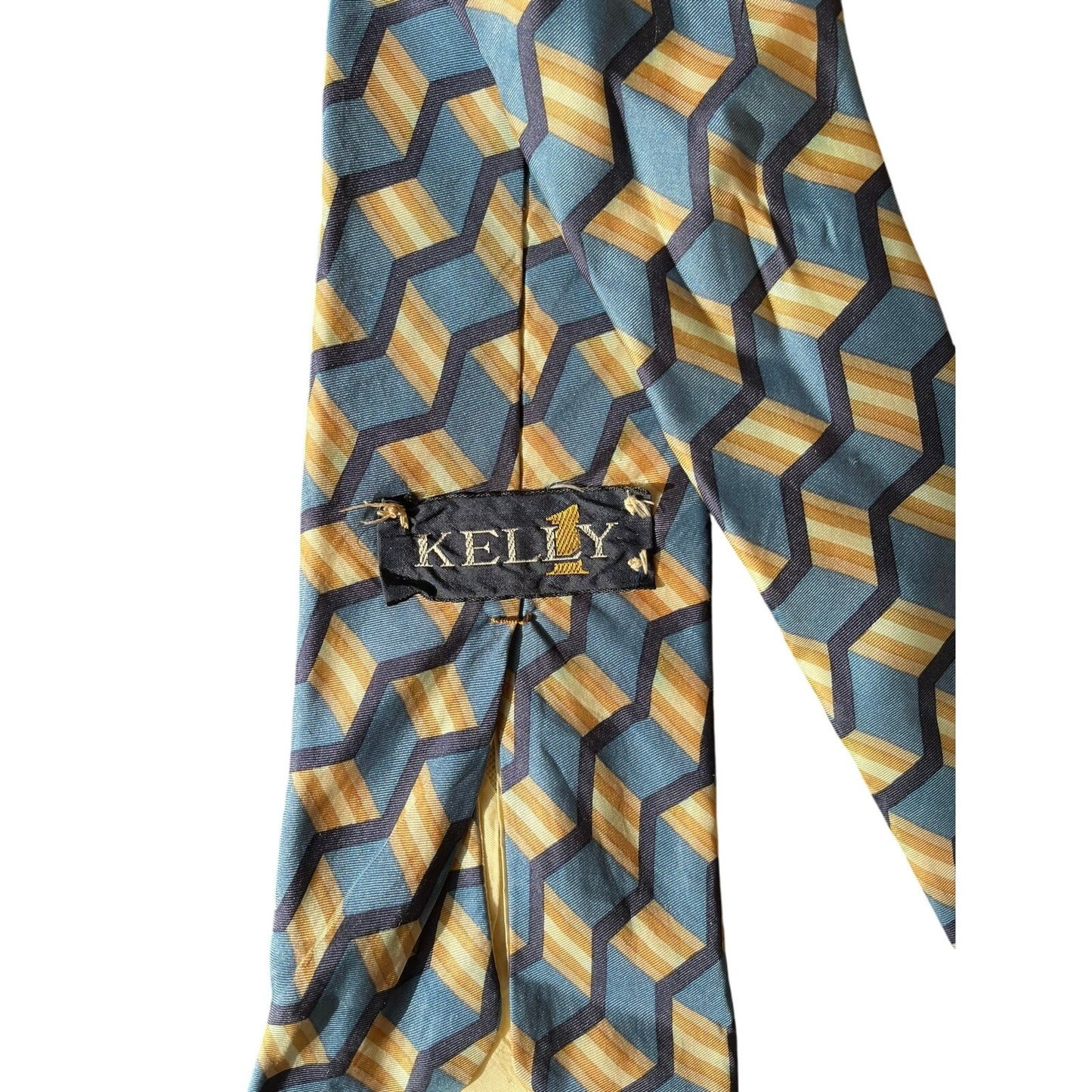 Kelly Men’s Blue & Yellow Tie
