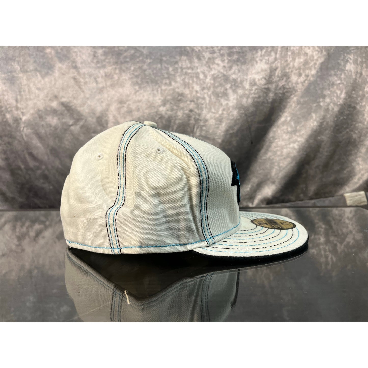 New Era Hat Size 7 1/2 White & Blue , Blue Jay
