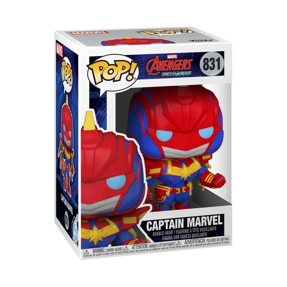 Funko Pop Captain Marvel #831 Marvel Avengers Mech Strike