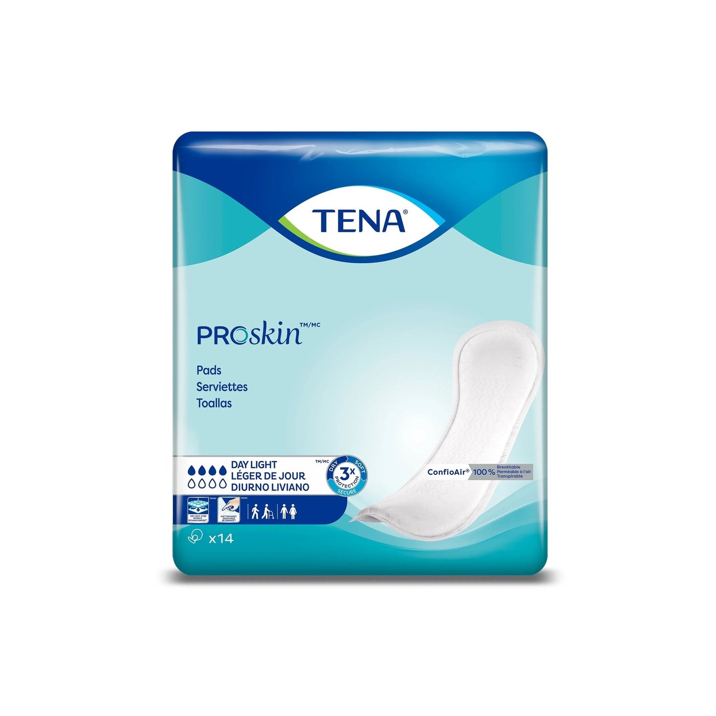 TENA Light Ultimate Liners, Unisex Adult Urinary Incontinence Pads