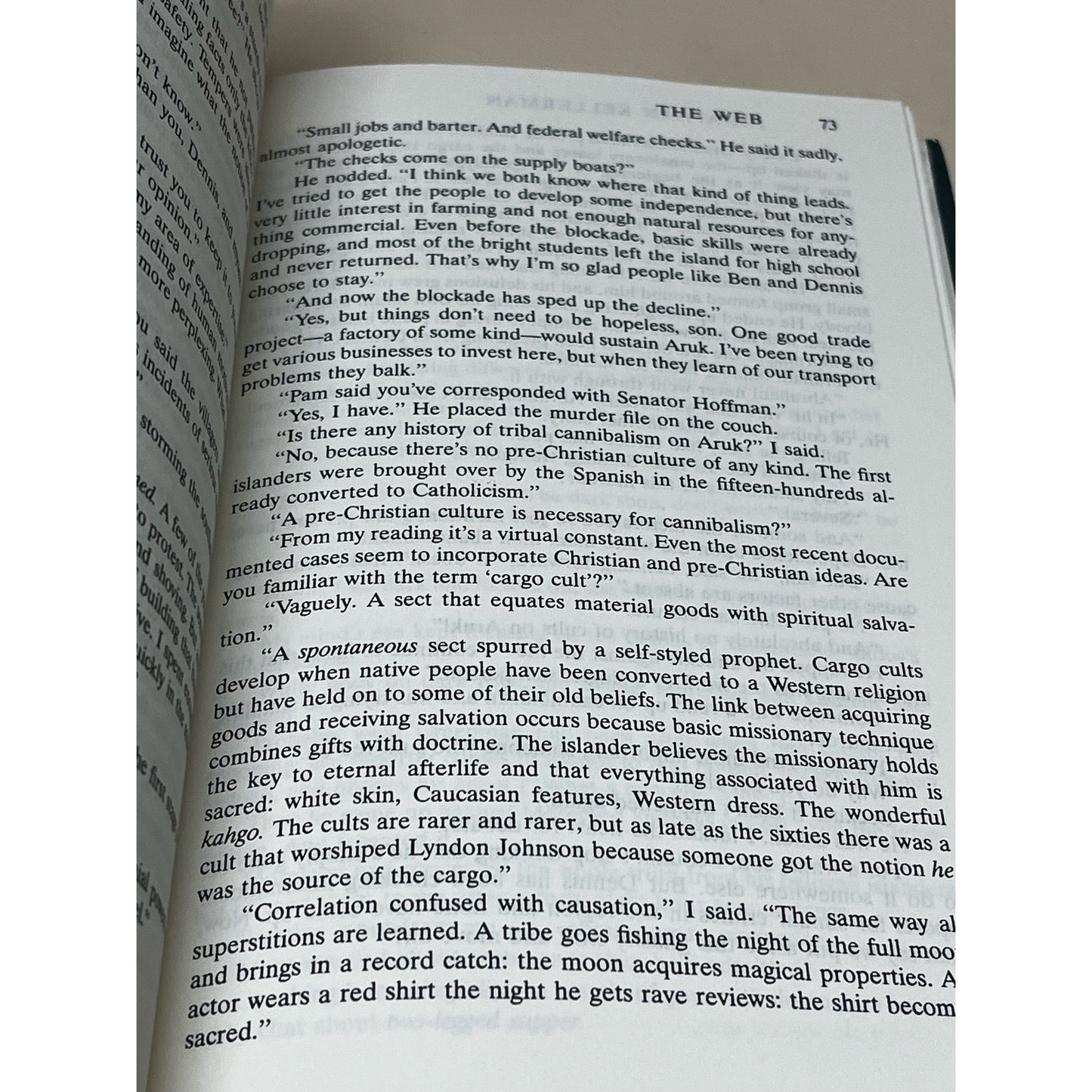 Jonathan Kellerman The web Hatdcover Book