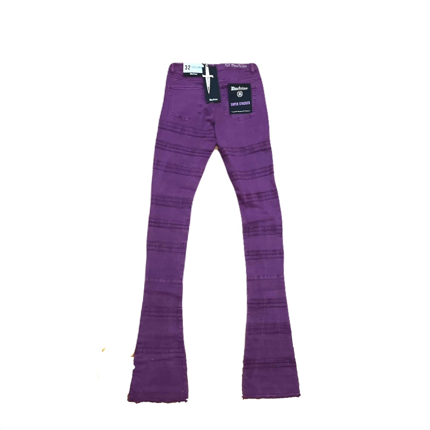 Doctrine Kill Joy Purple Superstack Men’s Jean’s Size 32