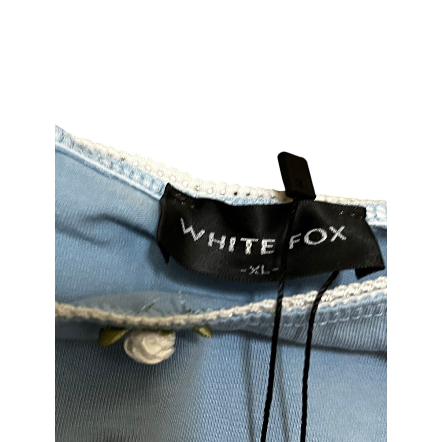 White Fox No Flaws Cami Top Size XL Dusty Blue