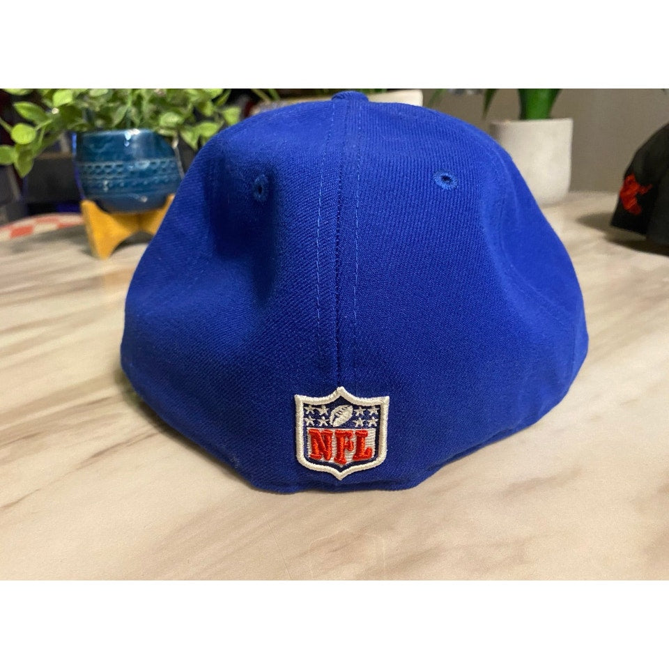 New Era Hat Size 7 1/8 Royal & White NY