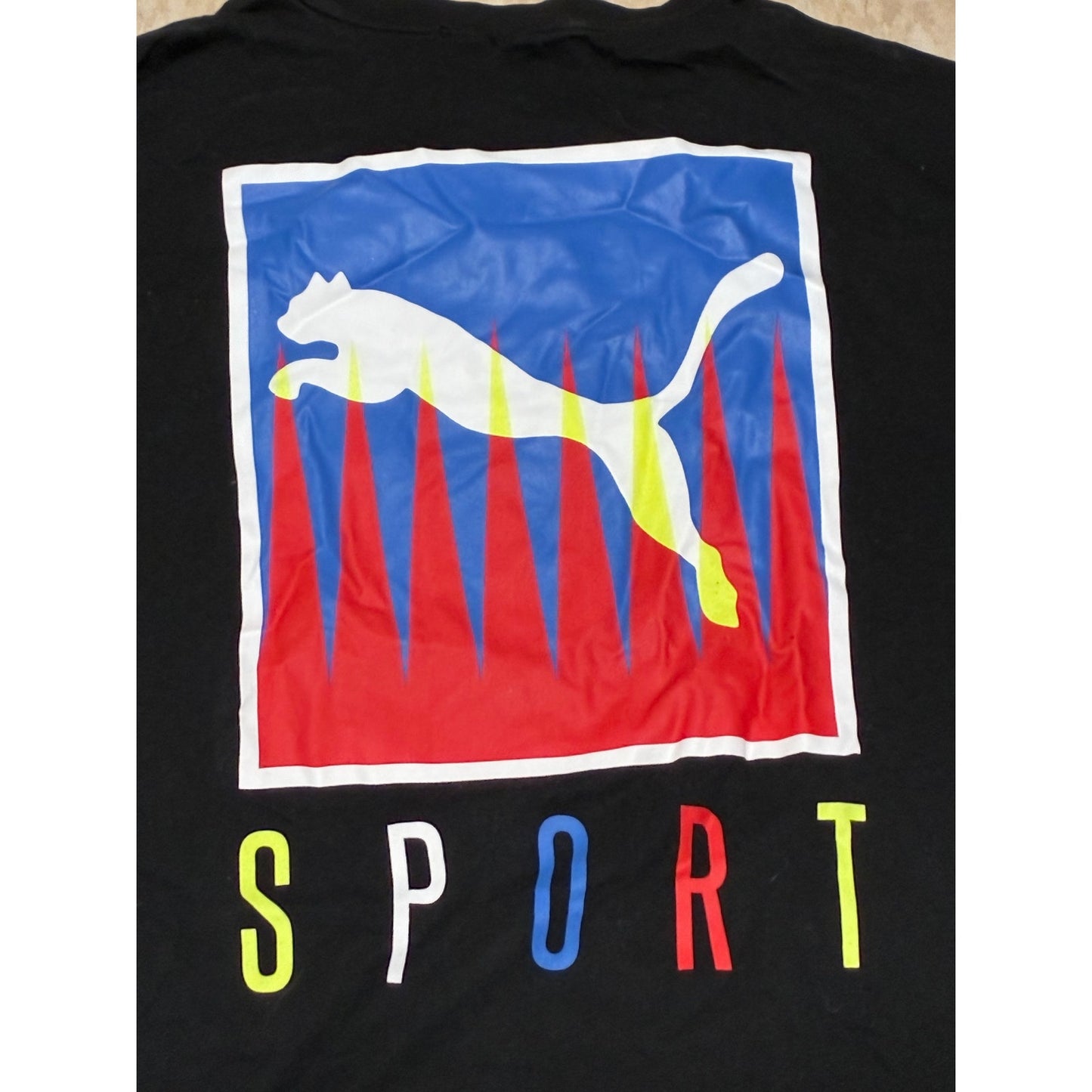 Puma Sports Black Men’s T-Shirt Size 2XL