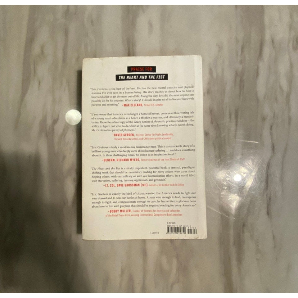 The Heart and the fist book hard Cover Book