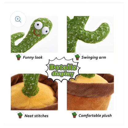 Dancing Cactus Plush Toy New