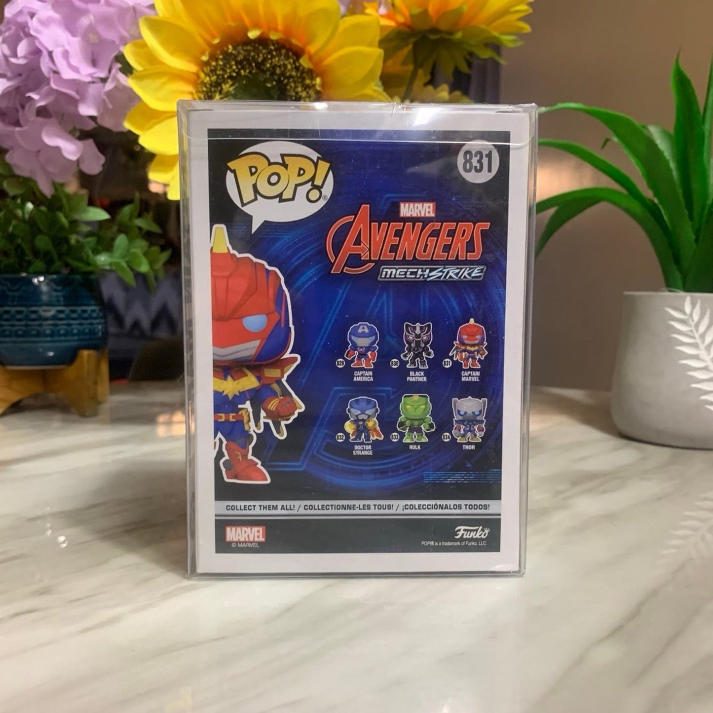 Funko Pop Captain Marvel #831 Marvel Avengers Mech Strike