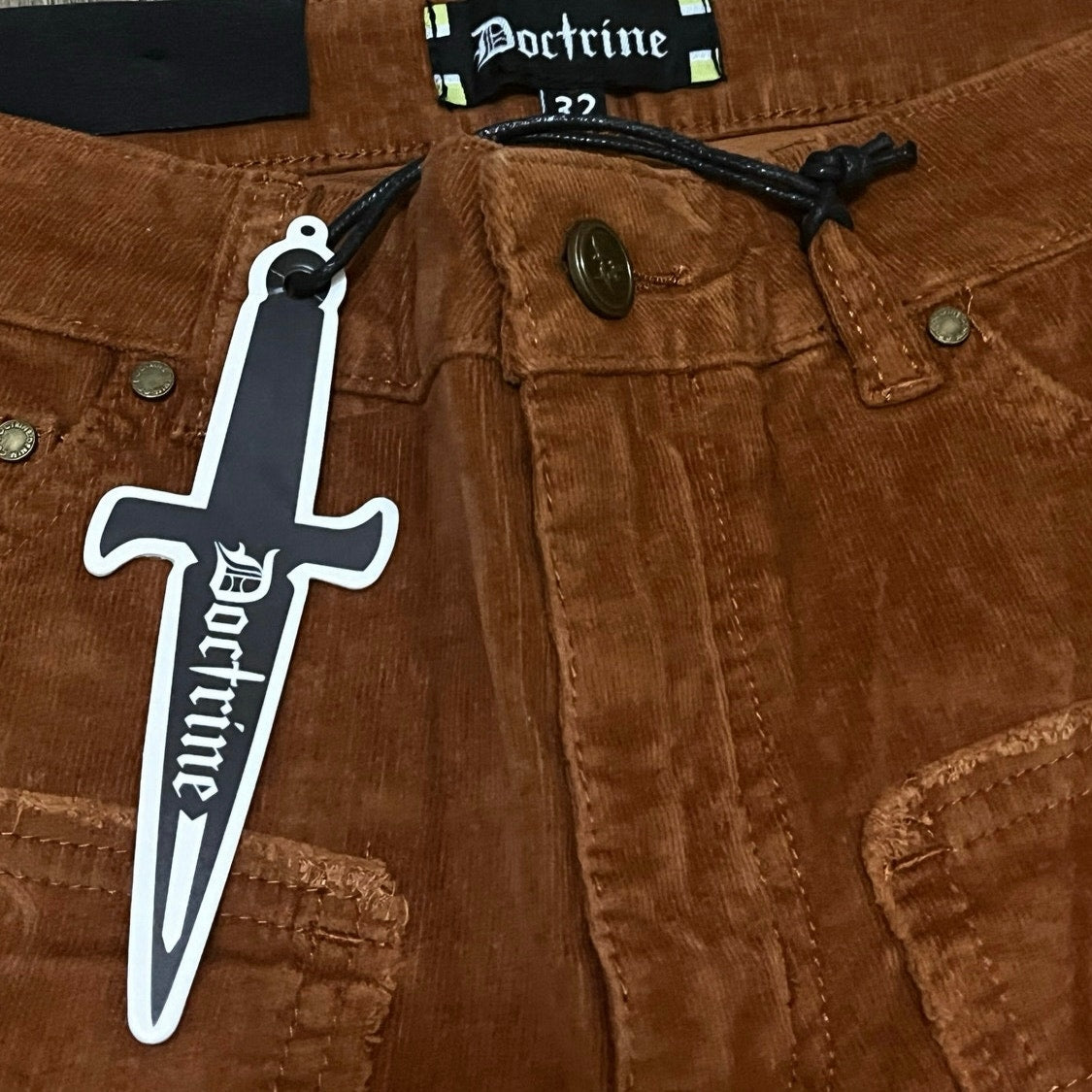 Doctrine copper Men’s Superstacks Jean’s Size 32 Brand New