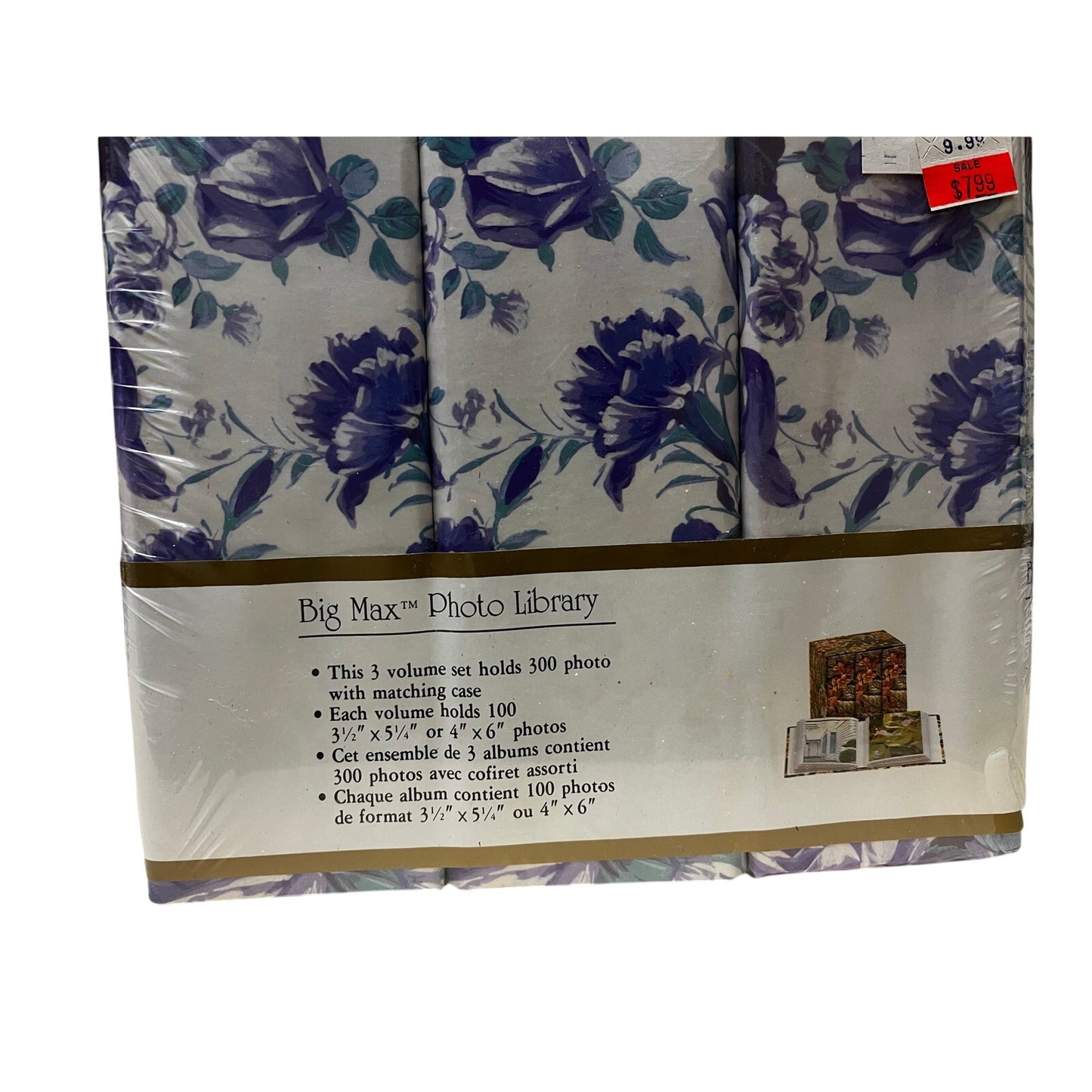 Big Max Photo Library Blue 4” X 6”