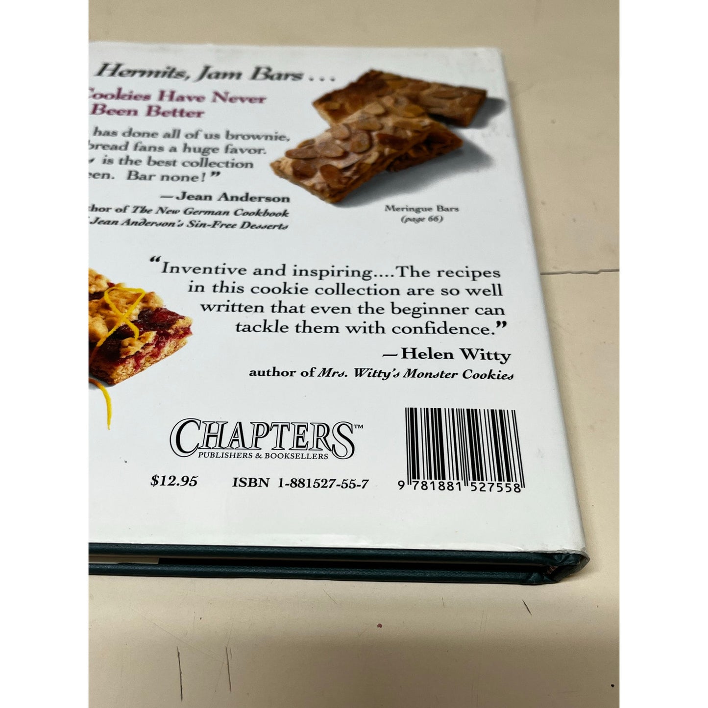 Bar Cookies A to Z Marie Simmons Hardcover Book