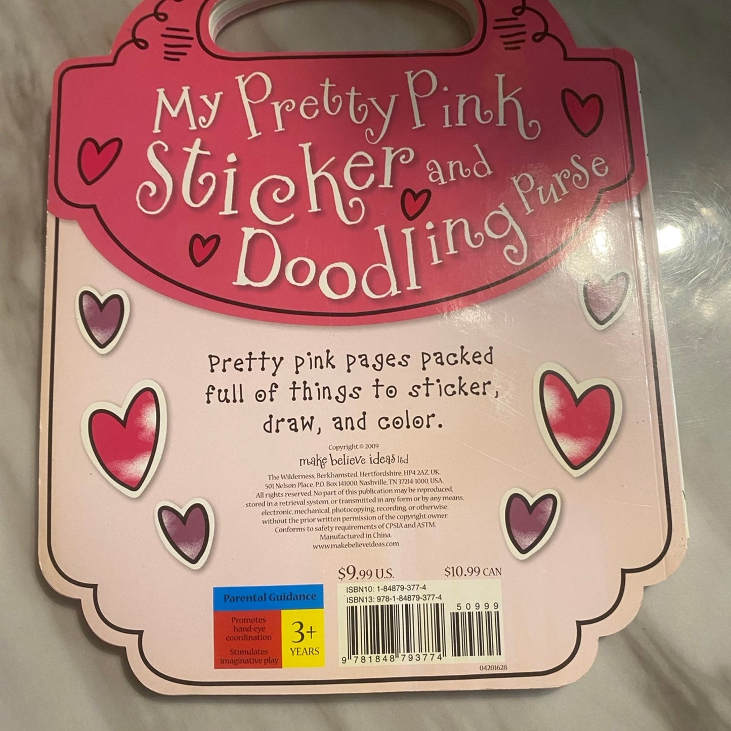 My Pretty Pink Sticker and Doodling book