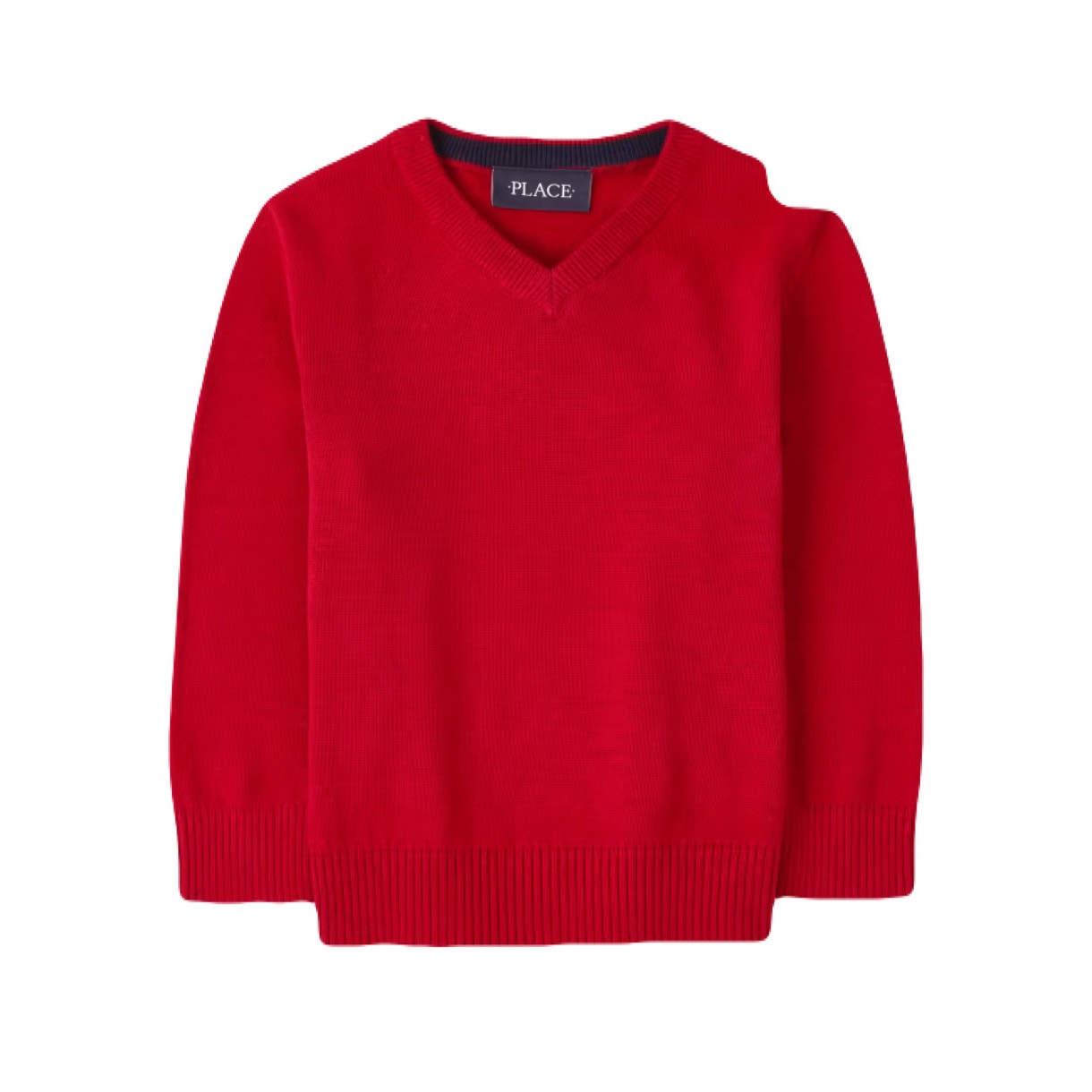 The children’s Place Baby And Toddler Boys V Neck Sweater - Red Size 3T
