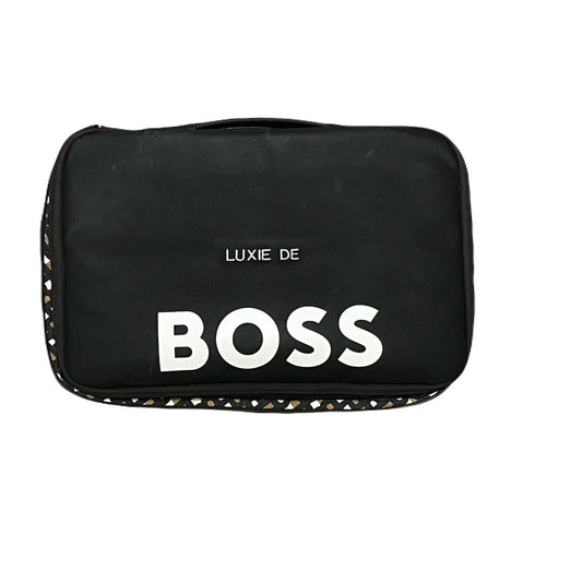 Luxie De Boss Bag Black 10” X 15”