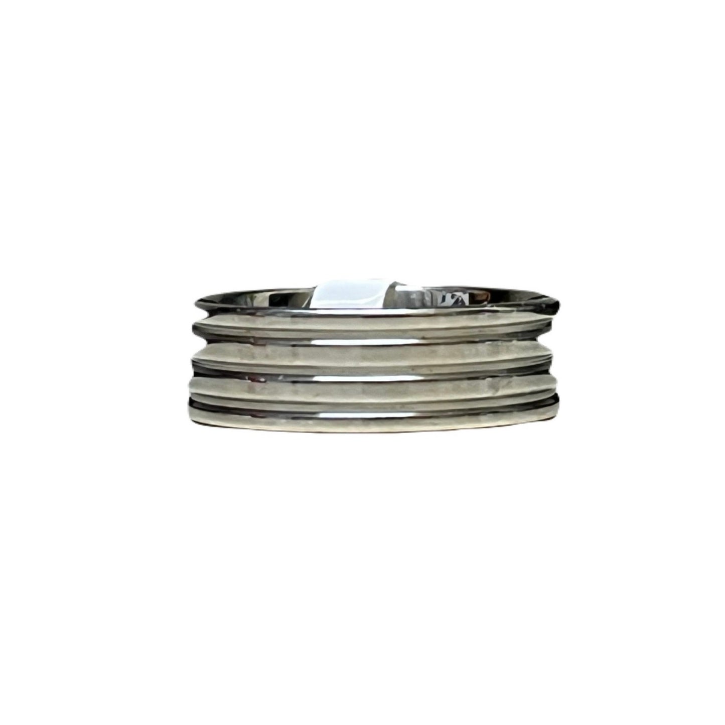 Sliver Stainless Steel Ring Size 21 Brand New