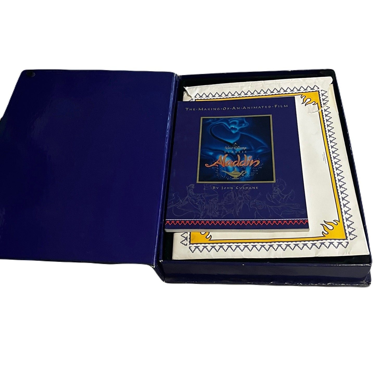 Aladdin Deluxe Video Edition Box VHS CD Numbered Lithograph