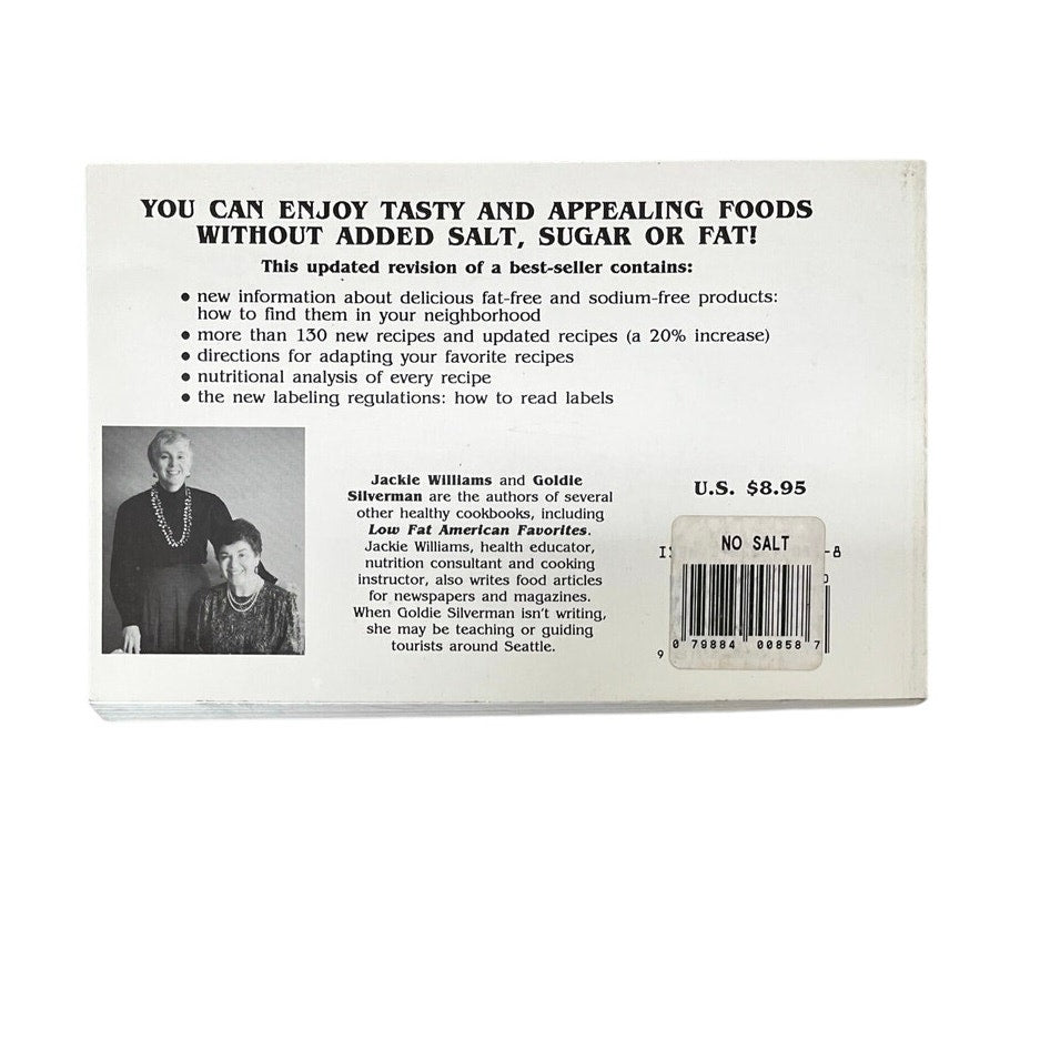 No Salt, No Sugar, No Fat Cookbook (Nitty Gritty Cookbooks) by Jacqueline Williams (1993-05-04)