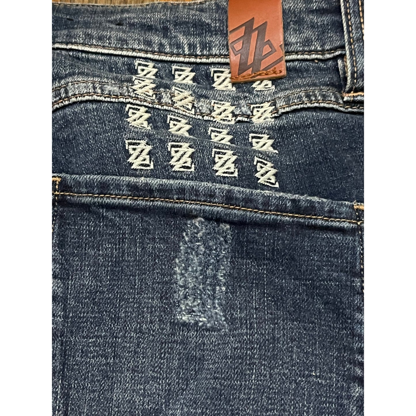 Shabaz Brothers Superstack Men’s Jean’s Size 34 color blue