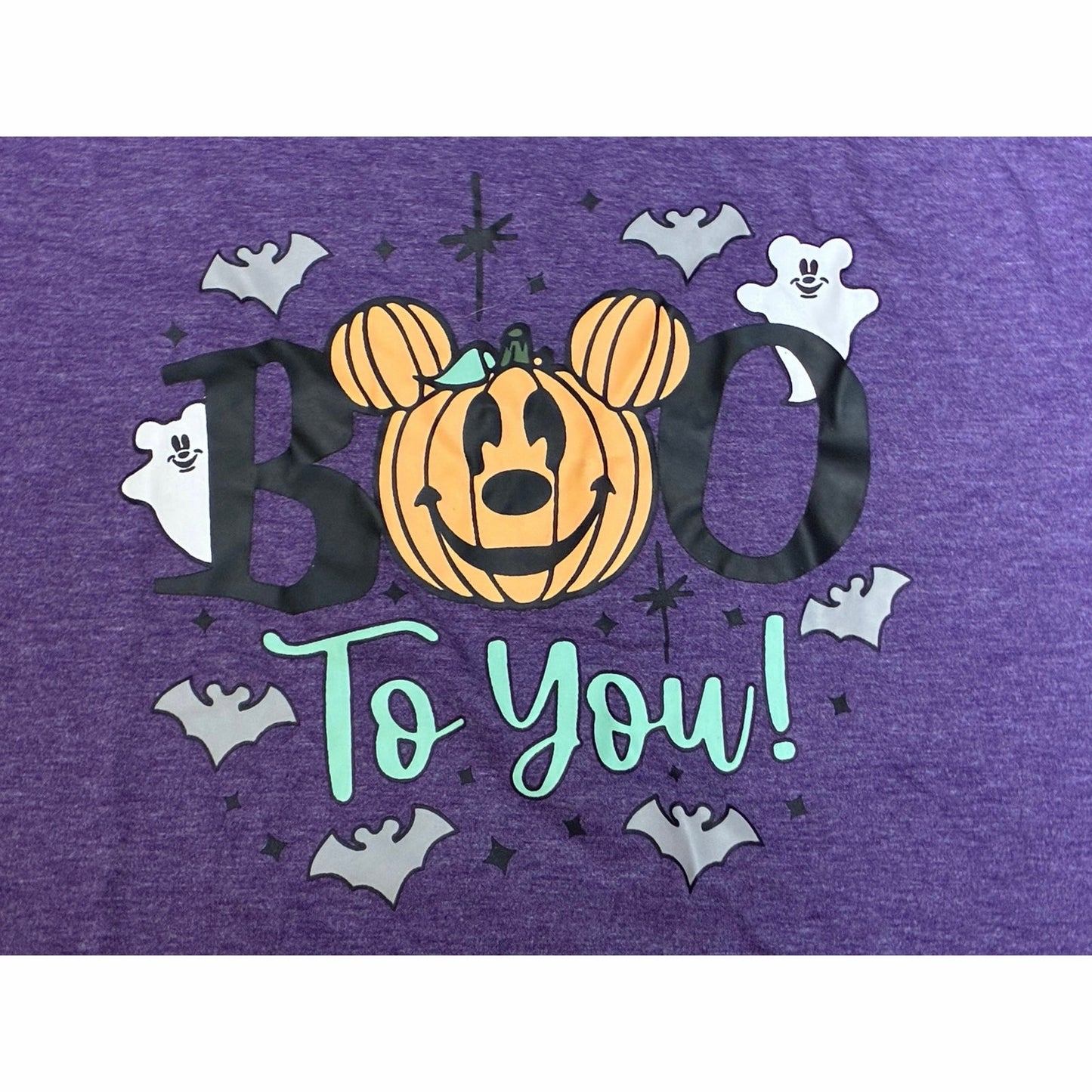 Women’s Boo To You Purple T-Shirt Size Large