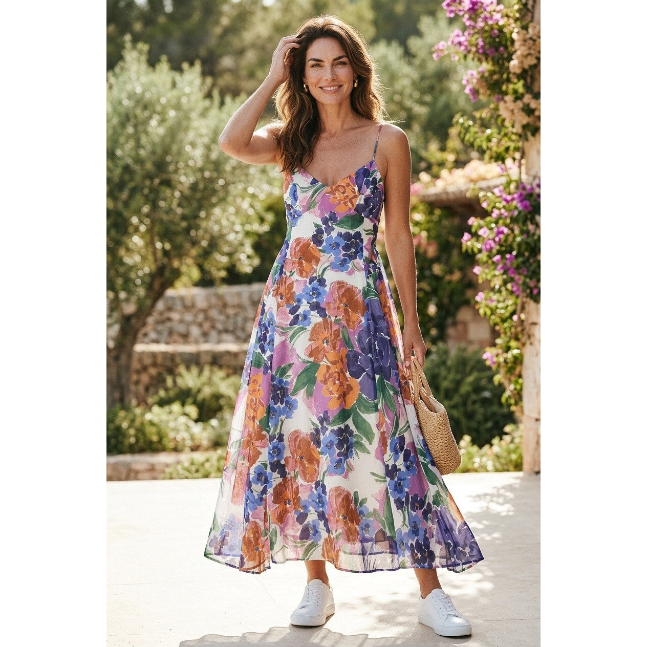 Promesa Spring Is At My Door Dress Multi Color Size Small