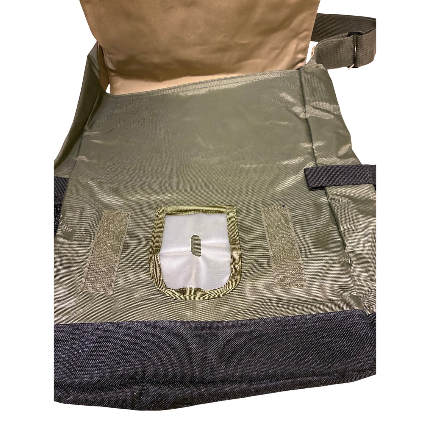 Triple Five Soul army colors shoulder bag 14” X 12”