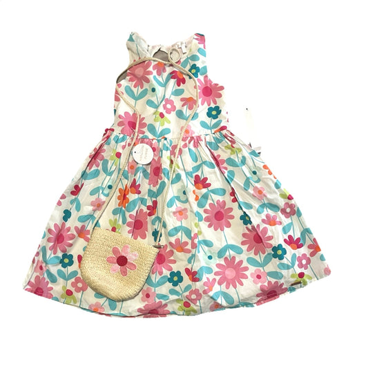 Tahari Girl Dress With Bag Size 5
