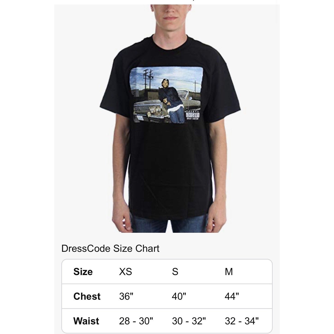 Ice Cube - Mens Ice Cube Impala T-Shirt Size Small