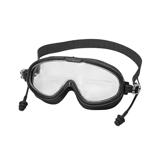 Kids Black goggles with Era Plugs