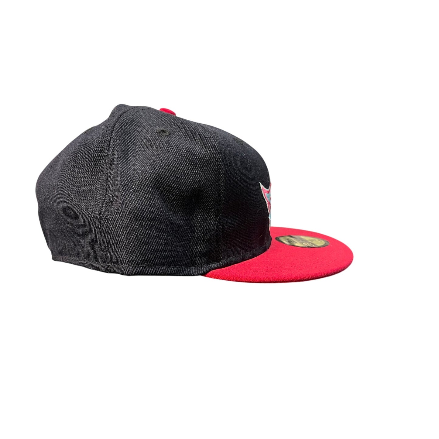 New Era Hat Size 7 5/8 Black/Pink/Blue As