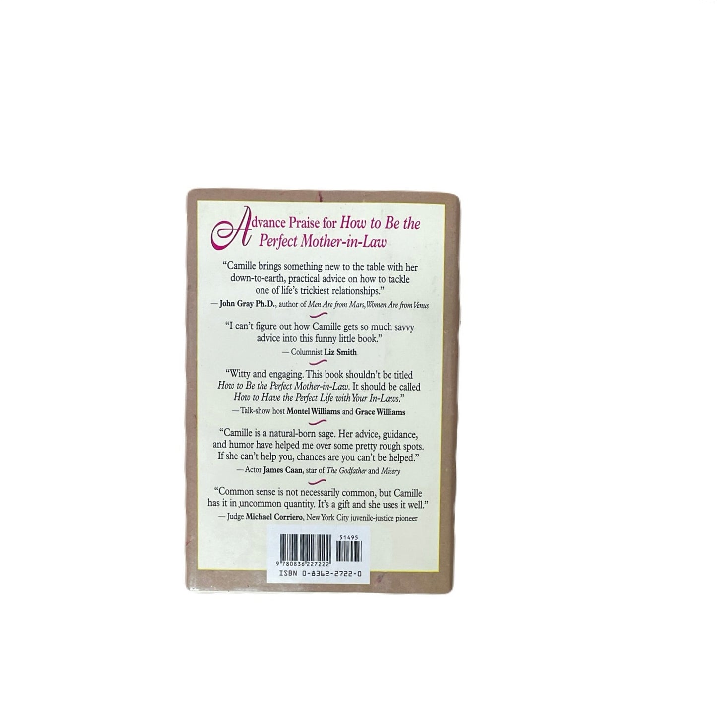 How to Be the Perfect Mother-In-Law HardCover Book