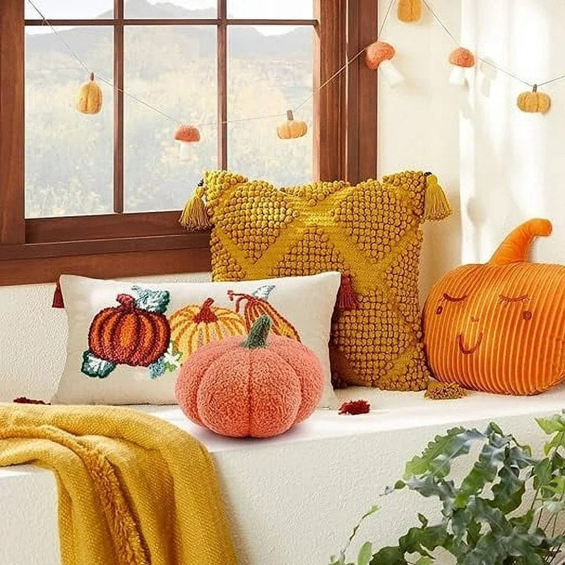 30cm Pumpkin Pillow Creative Special-shaped Sofa Cushion Halloween Decoration