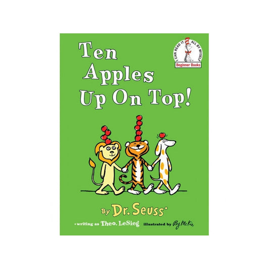 Dr. Seuss Theo LeSieg beginner book Ten apples on top! Hardcover #10 6.75"x9.25"