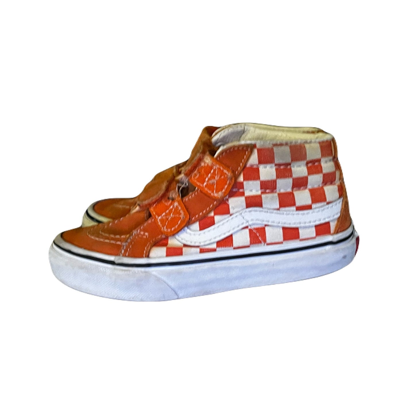VANS (TD) SK8-MID REISSUE V - CHECKERBOARD ORANGE SIZE 11.5