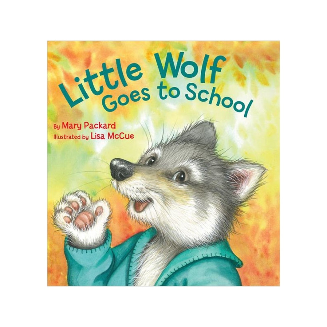 Little Wolf Goes To School Hardcover Book