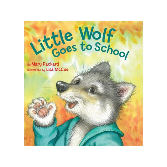 Little Wolf Goes To School Hardcover Book