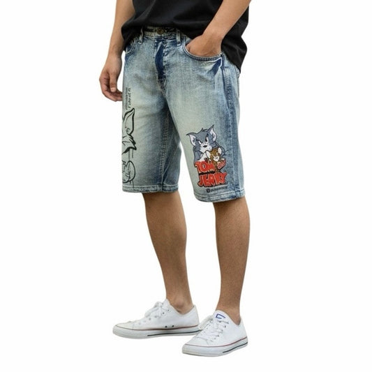 Southpole Tom And Jerry Blue Men’s Shorts Size 30