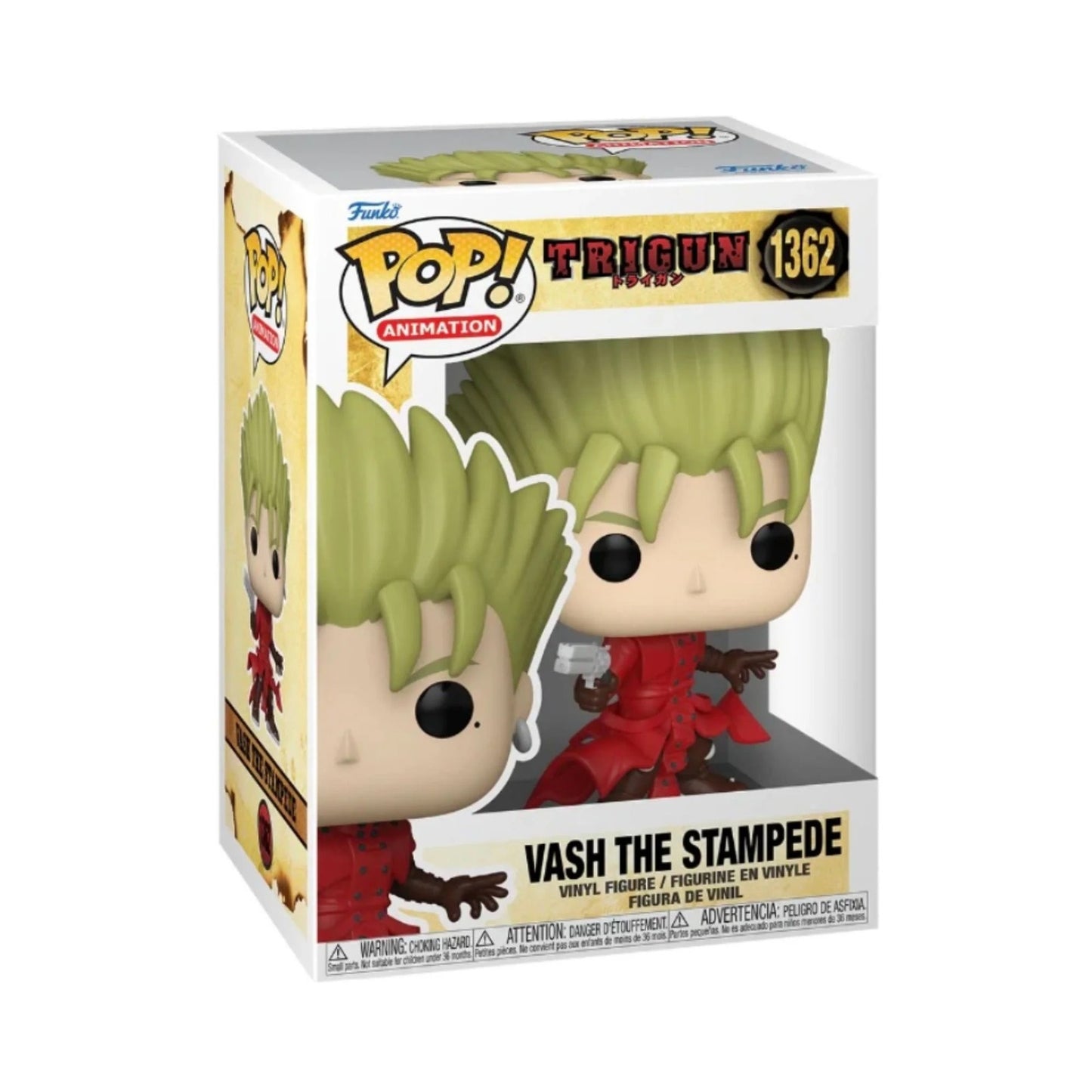 Vash The Stampede Funko Pop 1362 Trigun