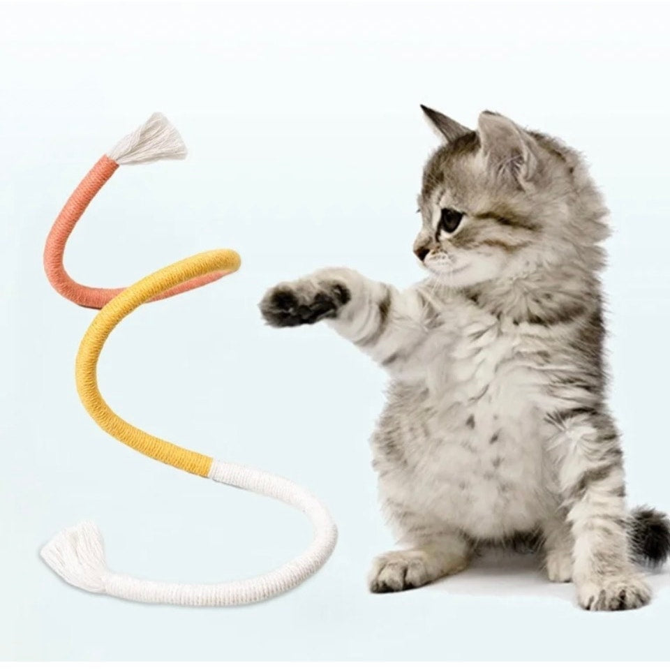 Cat Toy Bite Rope Funny Wear Resistant Home Portable Educational Toys