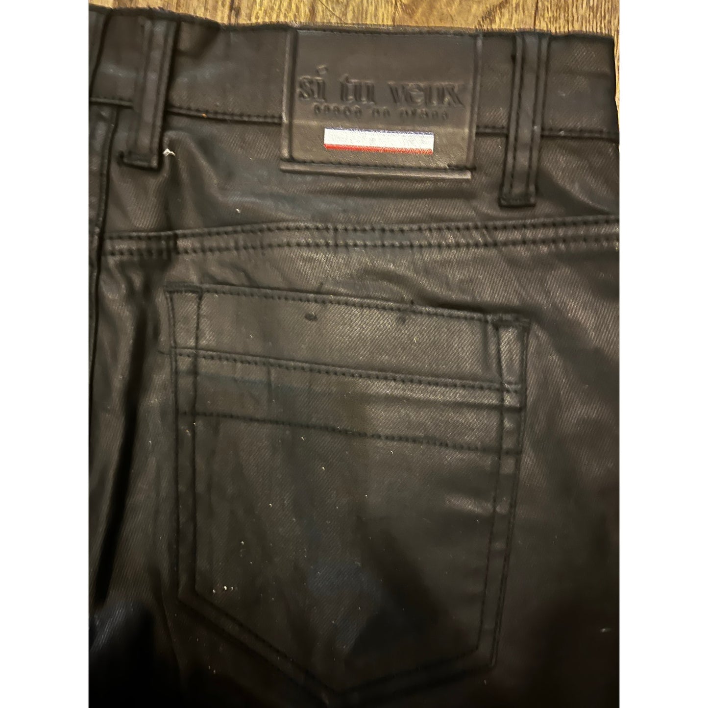 Si Tu Veux Gordon Jean Black Wax Size 30