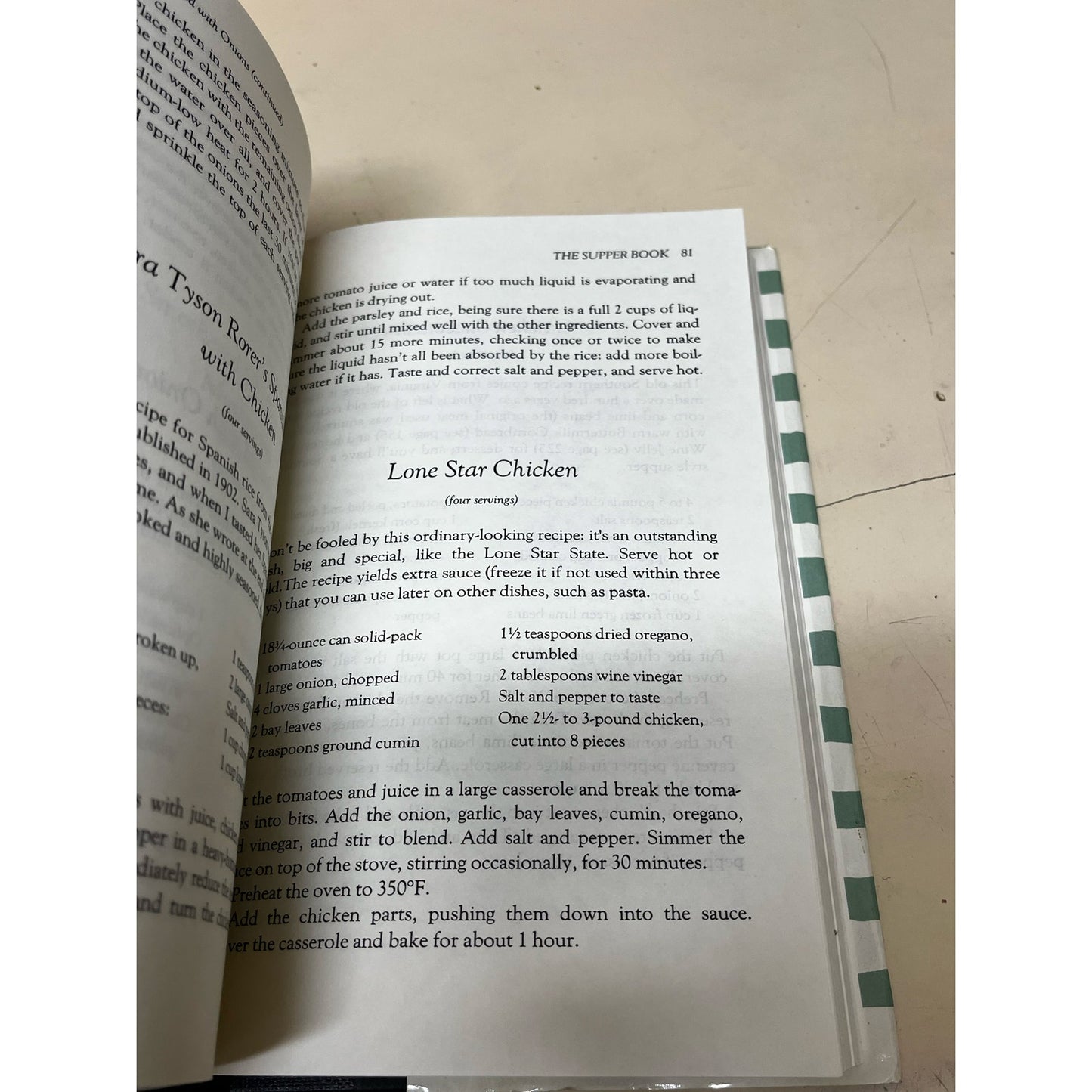 The Supper Book (Wings Great Cookbooks)