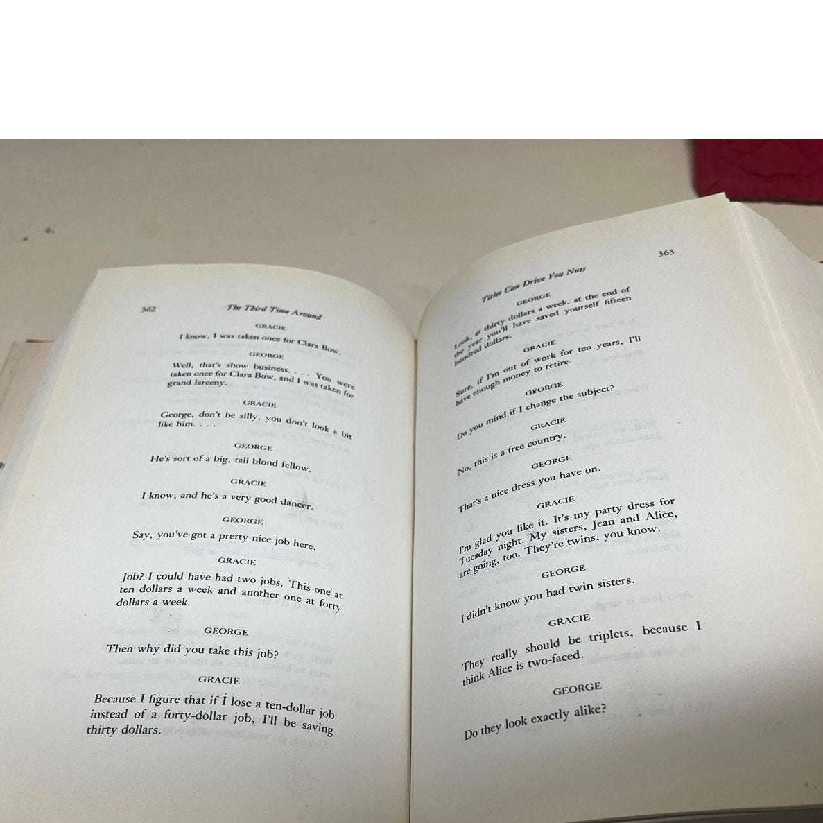 The Most of George Burns HardCover Book