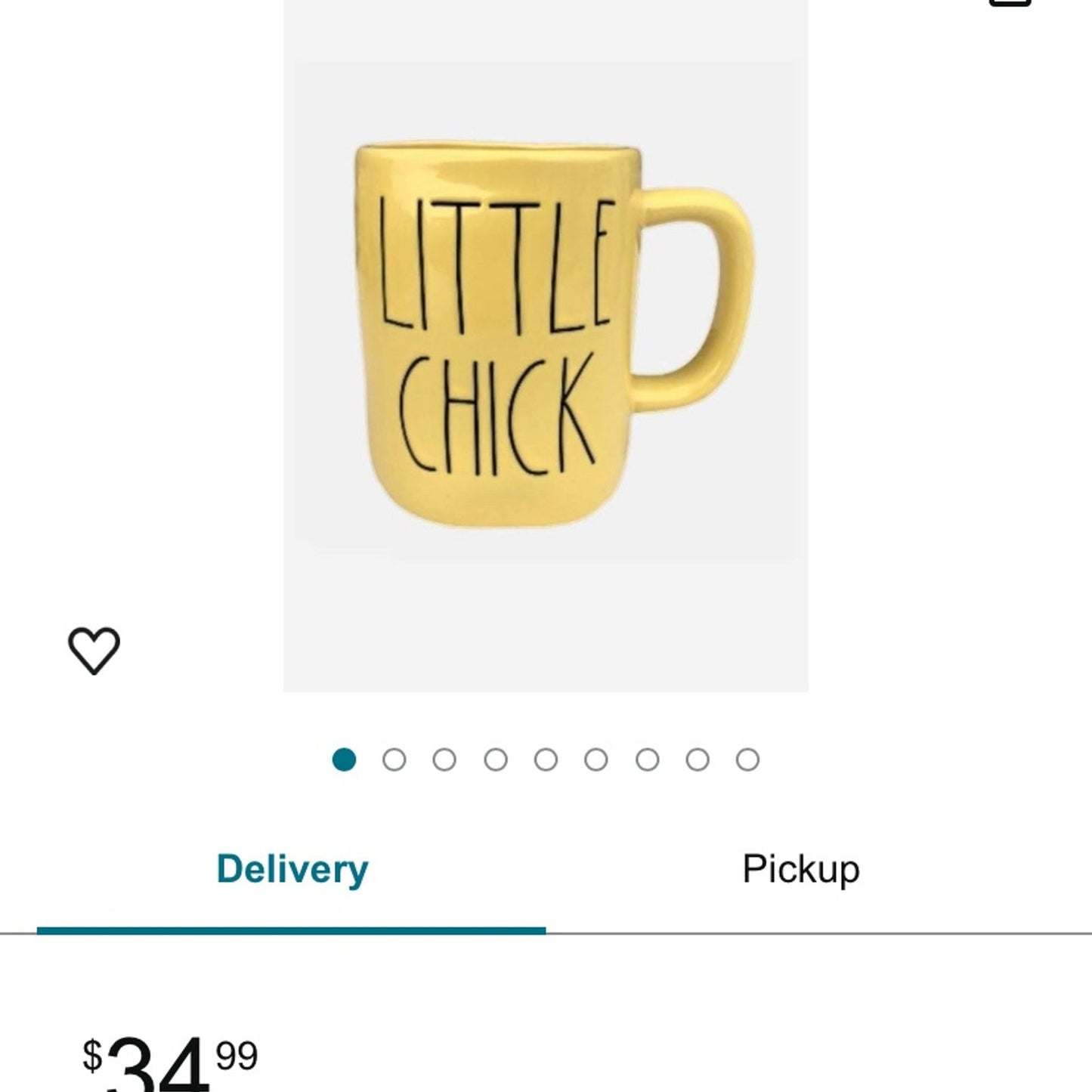 Little Chick Yellow Mug
