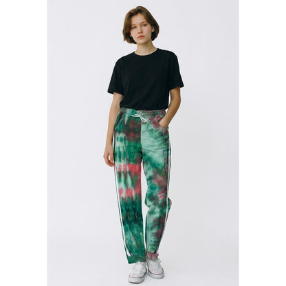 Buzz Women’s Green Tie Track Sweatpants Size Medium