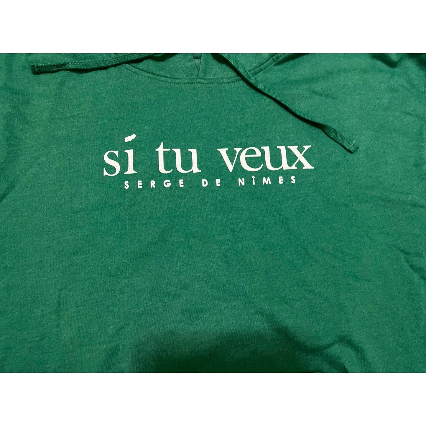 Si Tu Veux Green Hoodie 2XL Men’s