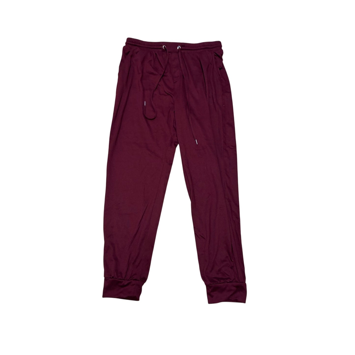 Gold Nation Performance Women’s Burgundy Sweatpants Size Large New