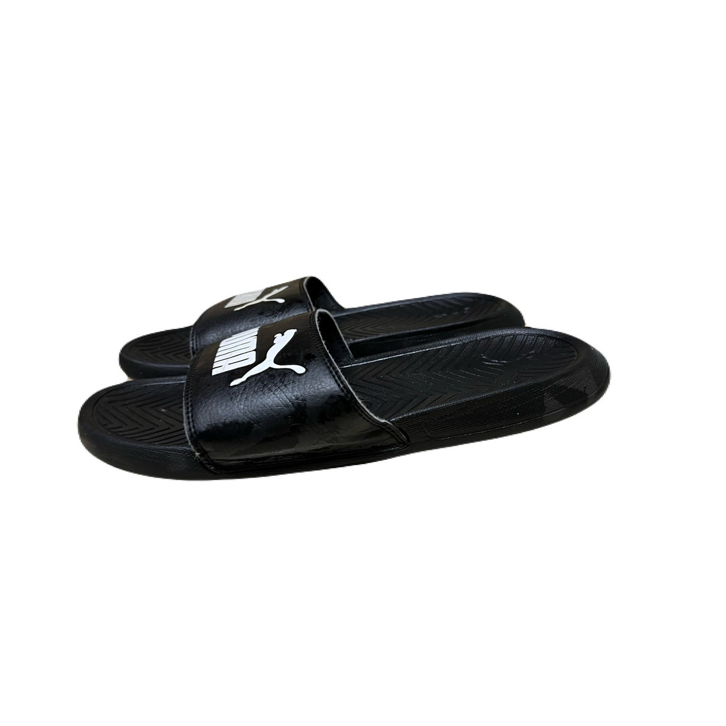 Black Pumu Slides Size 8