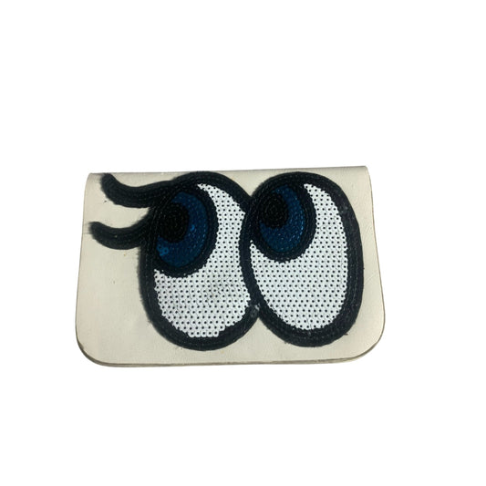 Sequin cartoon eye purse crossbody
