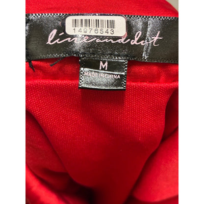 Red Women’s Short Skirts Size Medium Above The Knee