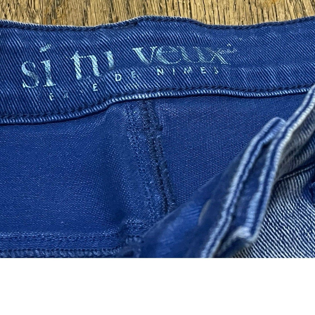Si Tu Veux Royal Blue Superstack Men’s Jean’s Size 32
