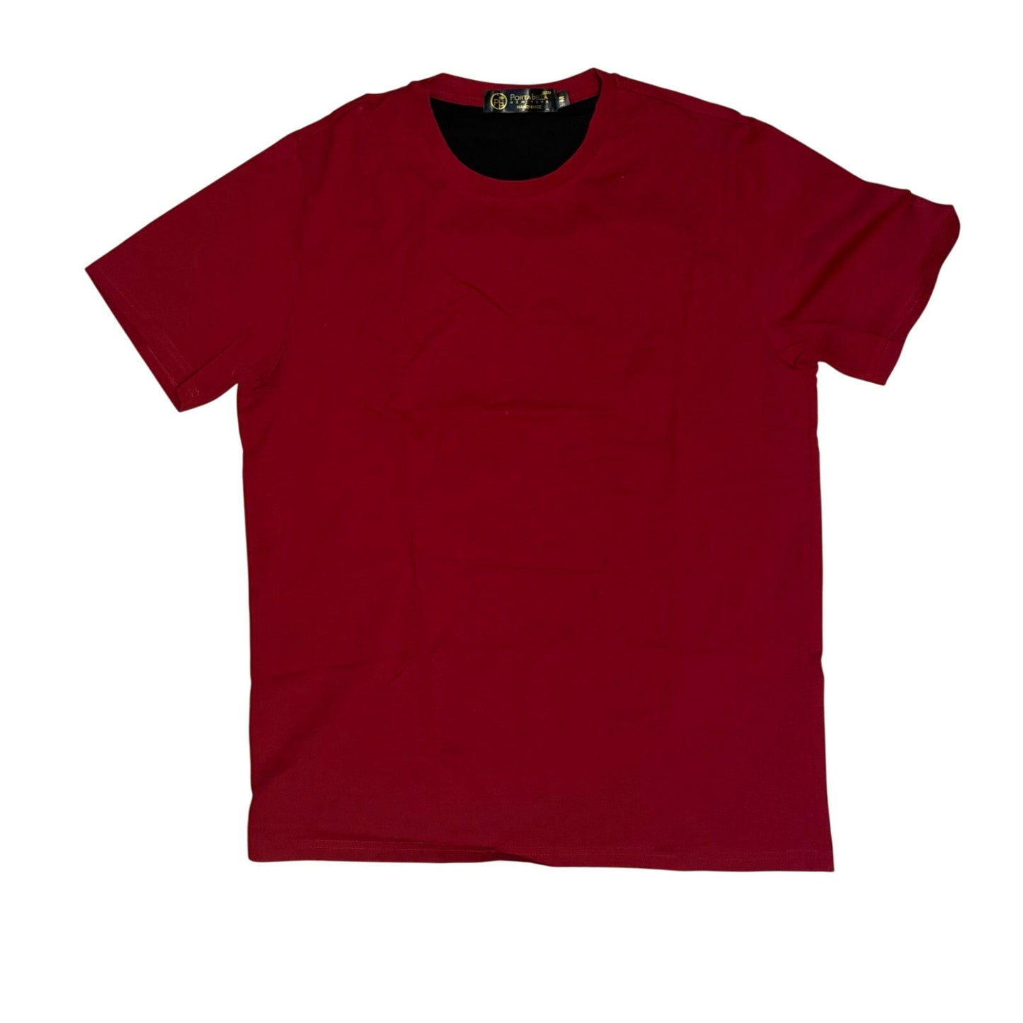 Portabella Men’s Burgundy T-shirt Size Medium
